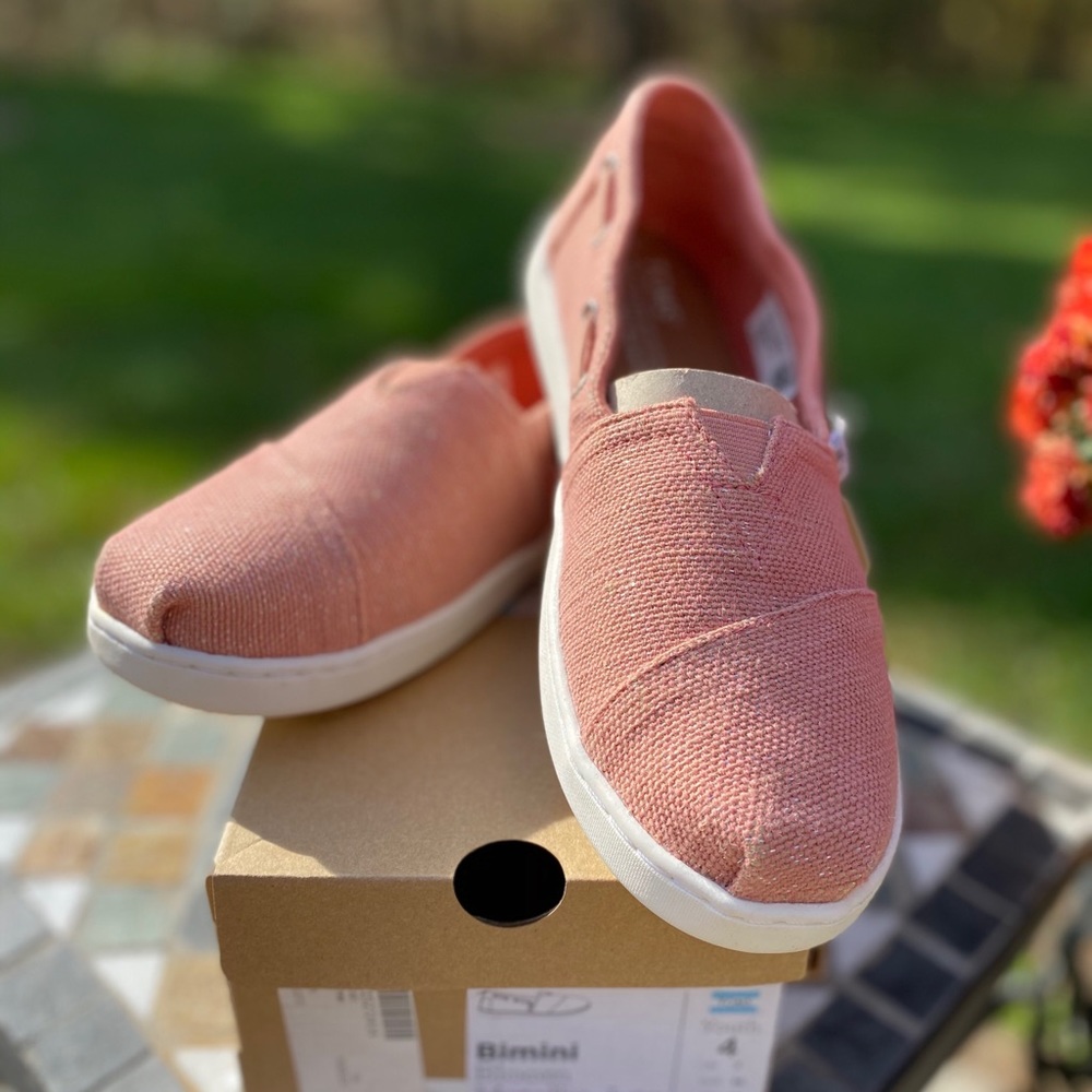 Toms Bimini Slip-On Flat (Big Girl)